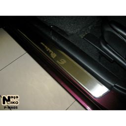 NataNiko Накладки на пороги для Mazda 3 (BK) '03-09 (Standart к-кт 4 шт.)