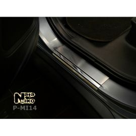 NataNiko Накладки на пороги для Mitsubishi Outlander III '12- (Standart к-кт 4 шт.)