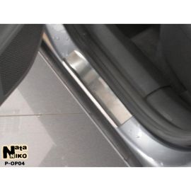 NataNiko Накладки на пороги для Opel Astra III (H) '04-10 хэтчбек 5d (Standart к-кт 4 шт.)