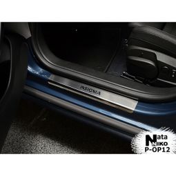 NataNiko Накладки на пороги для Opel Insignia I '08-16 (Premium к-кт 4 шт.)