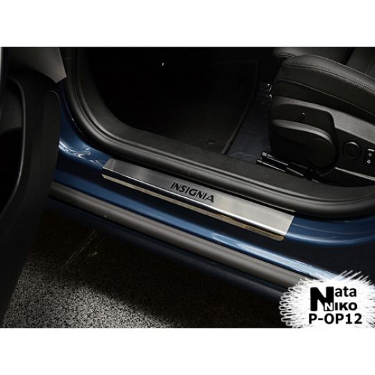 NataNiko Накладки на пороги для Opel Insignia I '08-16 (Standart к-кт 4 шт.)