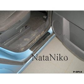 NataNiko Накладки на пороги для Opel Meriva II (B) '10-17 (Premium к-кт 4 шт.)