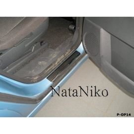 NataNiko Накладки на пороги для Opel Meriva II (B) '10-17 (Standart к-кт 4 шт.)