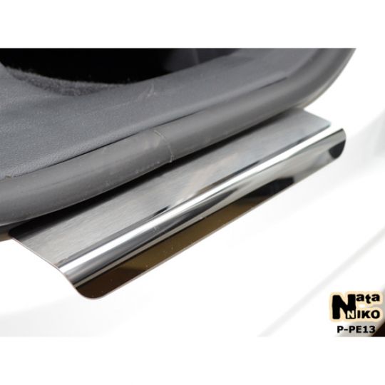 NataNiko Накладки на пороги для Peugeot 308 I '07-13 хэтчбек 5d (Premium к-кт 6 шт.)