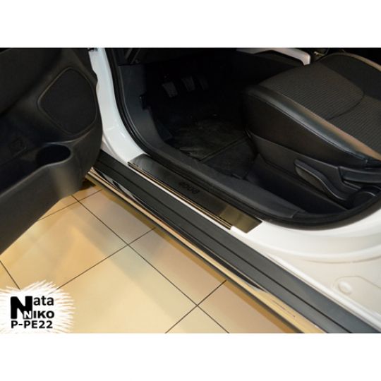 NataNiko Накладки на пороги для Peugeot 4008 '12-16 (Standart к-кт 4 шт.) NataNiko Накладки на пороги для Peugeot 4008 '12-16 (Standart к-кт 4 шт.)