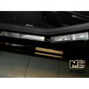 NataNiko Накладки на пороги для Peugeot 408 I '10-14 (Standart к-кт 6 шт.)