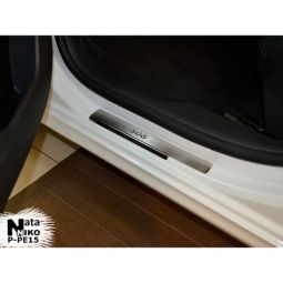 NataNiko Накладки на пороги для Peugeot 508 '10-18 (Premium к-кт 4 шт.)