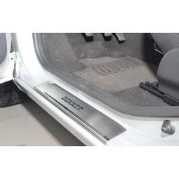 NataNiko Накладки на пороги для Renault Dokker '12- (Premium к-кт 4 шт.)