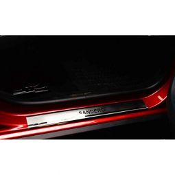 NataNiko Накладки на пороги для Renault Sandero II '12- (Premium к-кт 4 шт.) NataNiko Накладки на пороги для Renault Sandero II '12- (Premium к-кт 4 шт.)