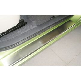 NataNiko Накладки на пороги для Renault Scenic II / Grand Scenic II '03-09 (Premium к-кт 4 шт.)