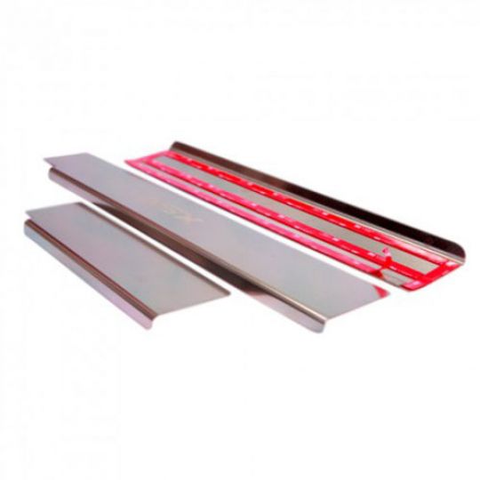 NataNiko Накладки на пороги для Renault Kadjar '15- (Standart к-кт 4 шт.) NataNiko Накладки на пороги для Renault Kadjar '15- (Standart к-кт 4 шт.)