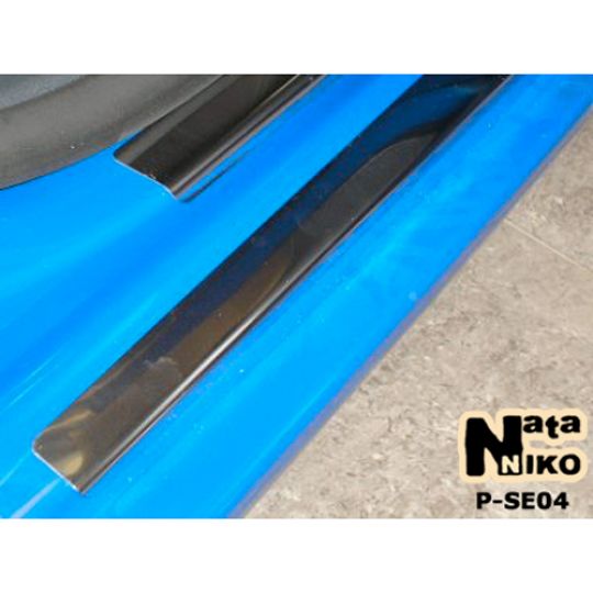 NataNiko Накладки на пороги для Seat Ibiza III (6L) '02-08 хэтчбек 5d (Premium к-кт 8 шт.) NataNiko Накладки на пороги для Seat Ibiza III (6L) '02-08 хэтчбек 5d (Premium к-кт 8 шт.)