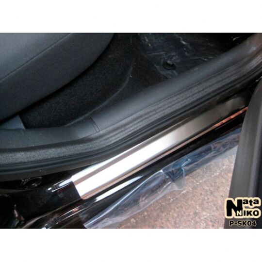 NataNiko Накладки на пороги для Skoda Octavia I '96-10 (Premium к-кт 4 шт.) NataNiko Накладки на пороги для Skoda Octavia I '96-10 (Premium к-кт 4 шт.)