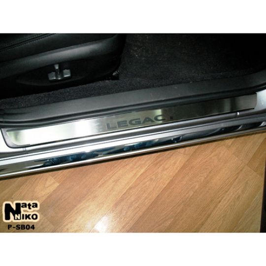 NataNiko Накладки на пороги для Subaru Legacy IV (BL/BP) '03-09 (Standart к-кт 2 шт.) NataNiko Накладки на пороги для Subaru Legacy IV (BL/BP) '03-09 (Standart к-кт 2 шт.)