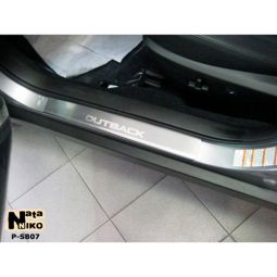 NataNiko Накладки на пороги для Subaru Outback IV (BM) '09-14 (Standart к-кт 2 шт.) NataNiko Накладки на пороги для Subaru Outback IV (BM) '09-14 (Standart к-кт 2 шт.)