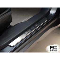 NataNiko Накладки на пороги для Subaru Outback V '14- (Standart к-кт 4 шт.) NataNiko Накладки на пороги для Subaru Outback V '14- (Standart к-кт 4 шт.)