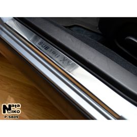 NataNiko Накладки на пороги для Subaru XV II '17- (Premium к-кт 4 шт.)