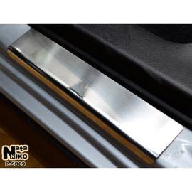 NataNiko Накладки на пороги для Subaru XV '11-17 (Premium к-кт 4 шт.)
