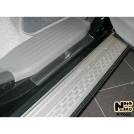 NataNiko Накладки на пороги для Toyota Hilux VII '04-15 4d (Standart к-кт 4 шт.)