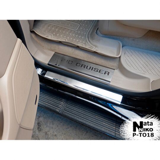 NataNiko Накладки на пороги для Toyota Land Cruiser (200) '07-15 (Premium к-кт 8 шт.) NataNiko Накладки на пороги для Toyota Land Cruiser (200) '07-15 (Premium к-кт 8 шт.)