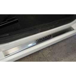 NataNiko Накладки на пороги для Lada Granta (Premium к-кт 6 шт.)