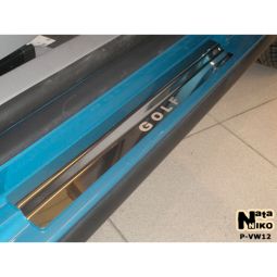 NataNiko Накладки на пороги для Volkswagen Golf V '03-08 5d (Standart к-кт 8 шт.)