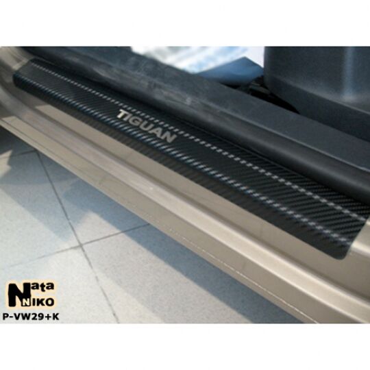 NataNiko Накладки на пороги для Volkswagen Tiguan I '07-15 (Standart к-кт 4 шт.)