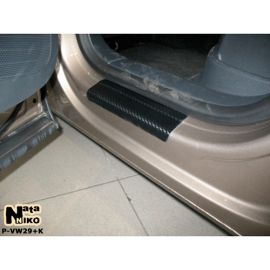 NataNiko Накладки на пороги для Volkswagen Tiguan I '07-15 (Standart к-кт 4 шт.)