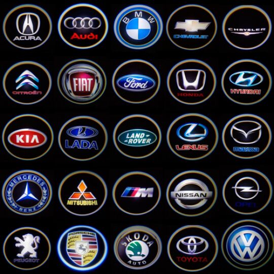 Globex Светодиодный проектор эмблем для автомобилей (зона дверей)