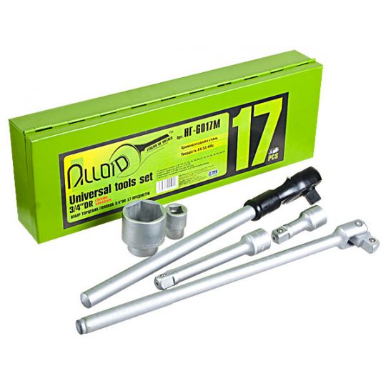 ALLOID 3.4" 17 ЕД. НАБОР ГОЛОВОК ТОРЦЕВЫХ ALLOID 3.4" 17 ЕД. НАБОР ГОЛОВОК ТОРЦЕВЫХ