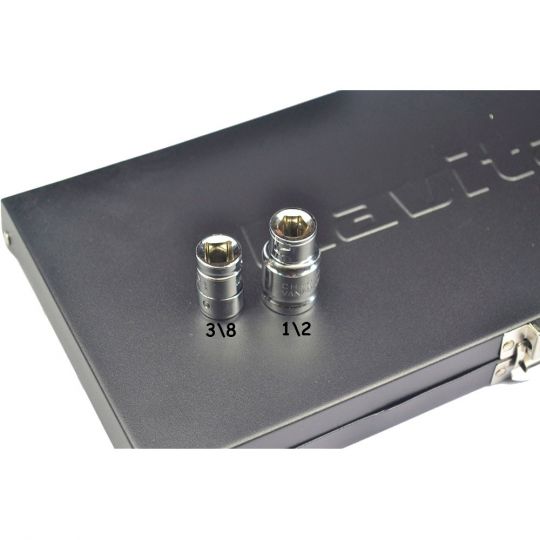 Lavita LA 500040 1.2", 3.8" 40 ед. Набор инструментов (в металлическом кейсе) Lavita LA 500040 1.2", 3.8" 40 ед. Набор инструментов (в металлическом кейсе)