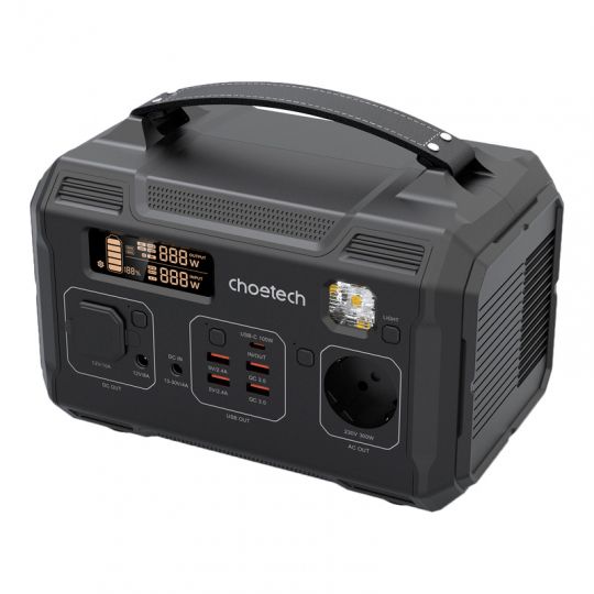 Choetech BS002 Портативне джерело живлення 220В/320Вт/Li-Pol 277Вт/год, чист. сінус Choetech BS002 Портативне джерело живлення 220В/320Вт/Li-Pol 277Вт/год, чист. сінус