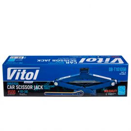 Vitol домкрат гвинтовий [ромб] DB-T10103A / ST-105B-1t 1т (з тріскачкою) [95-350]