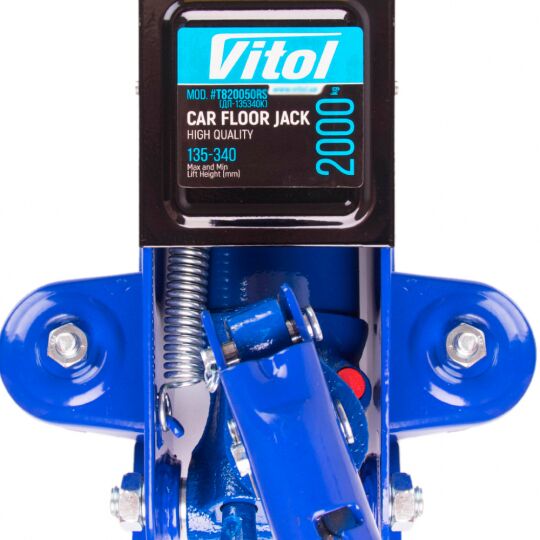 Vitol ДП-135340K Домкрат гідравлічний підкатний [пов. ручка] 2т [135-340]