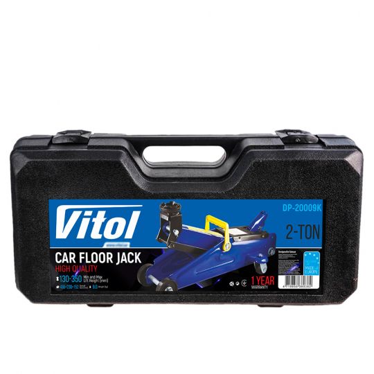 Vitol DP-20009K / T82000СS Домкрат гідравлічний підкатний 2т [135-335]