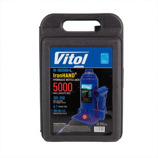 Vitol IH-185355D-K Домкрат гідравлічний телескоп 5т [185-358]