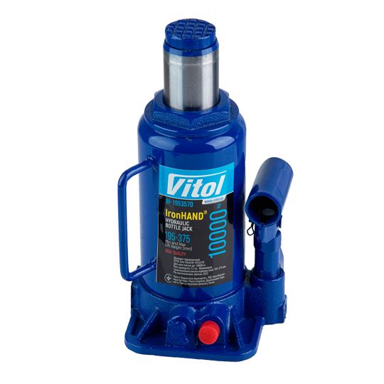 Vitol IH-195357D Домкрат гідравлічний телескоп 10т [195-375]