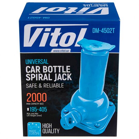 Vitol ST-108А Домкрат механічний телескоп 2т [194-405]