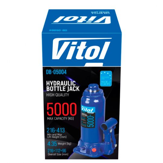 Vitol DB-05004 / T90504 Домкрат гідравлічний телескоп 5т [216-413]