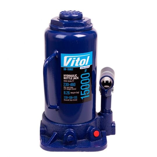Vitol DB-15002 / T91504 Домкрат гідравлічний телескоп 15т [230-460]
