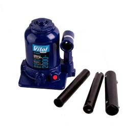 Vitol DB-20002C / TF0202 Домкрат гідравлічний телескоп 2т [150-370]
