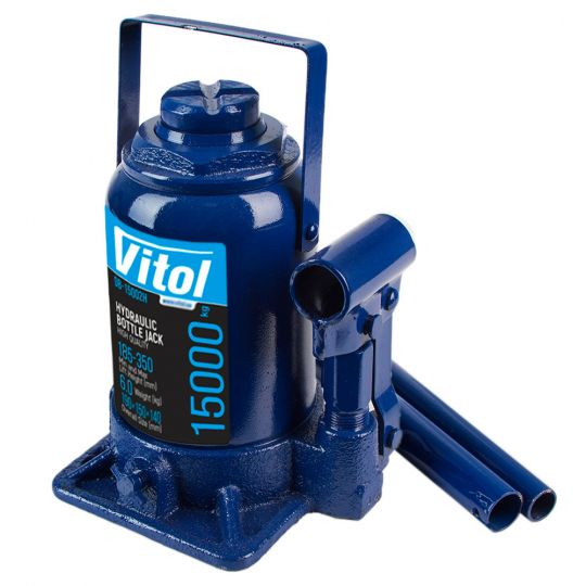 Vitol DB-15002H / JX107S Домкрат гідравлічний телескоп 15т [185-350]