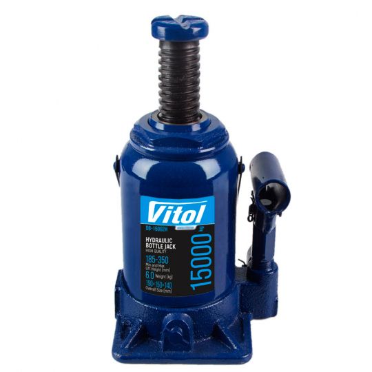 Vitol DB-15002H / JX107S Домкрат гідравлічний телескоп 15т [185-350]