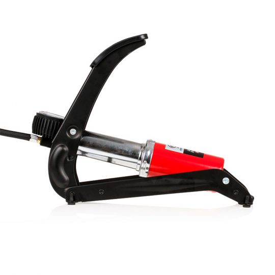 Heyner Автомобільний ножний насос PEDALPOWER PRO 215000 | Одноциліндровий насос із манометром, 60 см шланг, 3 адаптери