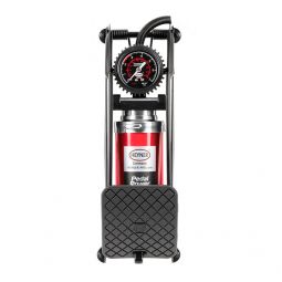 Heyner Автомобільний ножний насос PEDALPOWER PRO 215000 | Одноциліндровий насос із манометром, 60 см шланг, 3 адаптери