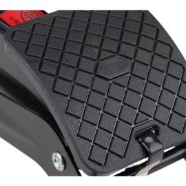Heyner Автомобільний ножний насос PEDALPOWER PRO Black Edition 215010 | Одноциліндровий насос із манометром, 60 см шланг, 3 адаптери
