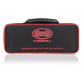 Heyner Автомобільний ножний насос PEDALPOWER PRO Black Edition 215010 | Одноциліндровий насос із манометром, 60 см шланг, 3 адаптери