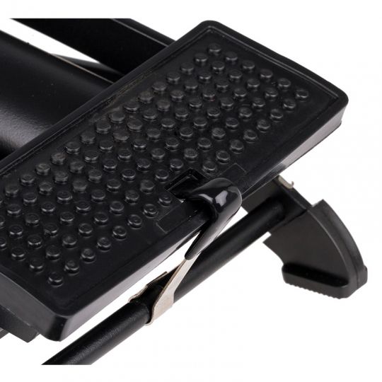 Heyner Автомобільний ножний насос PEDAL MAX PRO Black Edition 225010 | Двоциліндровий насос із манометром, 65 см шланг, 3 адаптери