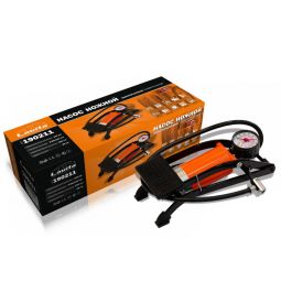 LAVITA LA 190211 НОЖНОЙ НАСОС ОДНОПОРШНЕВОЙ С МАНОМЕТРОМ