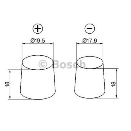 Автомобильный аккумулятор BOSCH (S3008) 70Ач